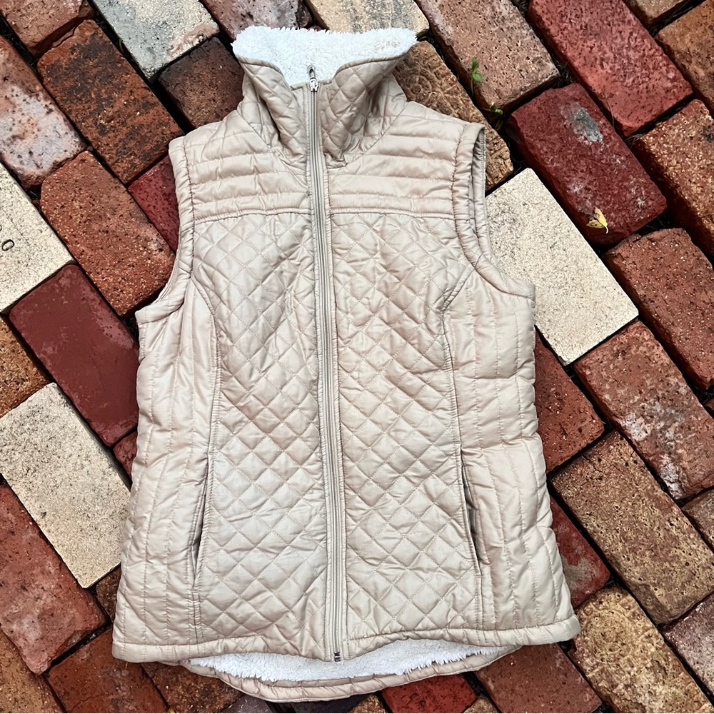 Denim&Co Soft Cream vest